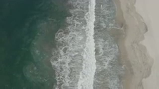 SAN JOSE DEL CABO MEXICO-2020: Bird's-Eye View Of Wavy Ocean
