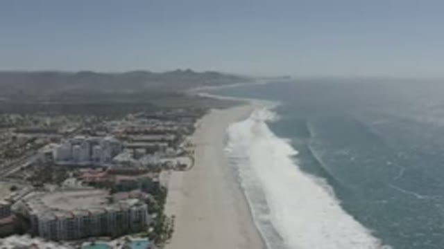 SAN JOSE DEL CABO MEXICO-2020: Aerial View of Vacation Homes and Buildings