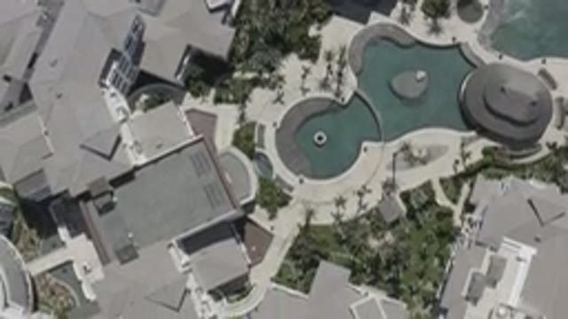 SAN JOSE DEL CABO MEXICO-2020: View From Above Of A Hotel Resort With A Large Pool