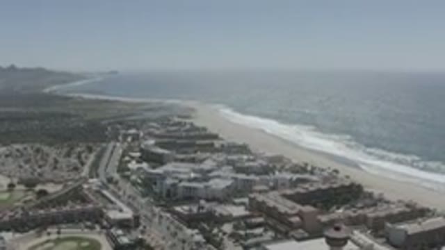 SAN JOSE DEL CABO MEXICO-2020: A Hilltop View Of A Big And Wide City And A Long