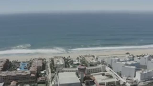 SAN JOSE DEL CABO MEXICO-2020: View Overlooking Beachfront Apartments
