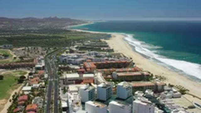 SAN JOSE DEL CABO MEXICO-2020: Beautiful City With Calm Beach And Sea Recorded