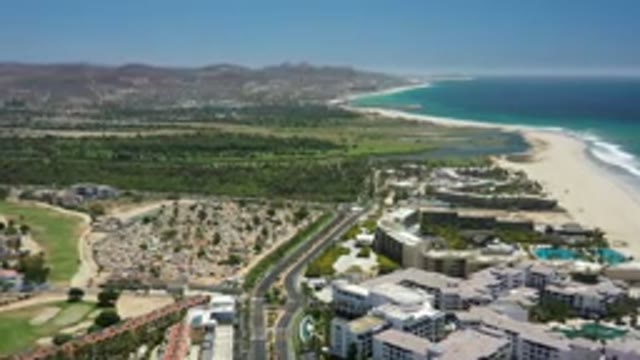 SAN JOSE DEL CABO MEXICO-2020: Point Of View Flying In The Air While Over A Beachside Landscape