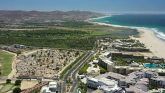 SAN JOSE DEL CABO MEXICO-2020: Beautiful Tall And Short Buildings Are Sitting On