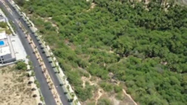 SAN JOSE DEL CABO MEXICO-2020: An Aerial View Of A Motorway With A House On The