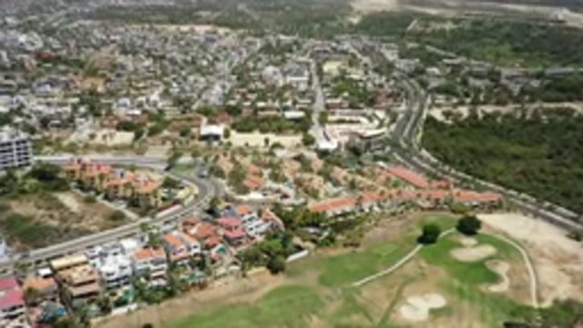 SAN JOSE DEL CABO MEXICO-2020: Overhead Shot Of A City That Might Be In
