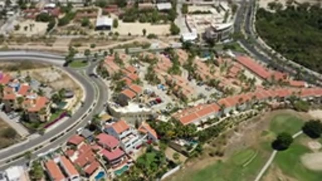 SAN JOSE DEL CABO MEXICO-2020: Top View Of A Landscaped Town With Few Identical Houses