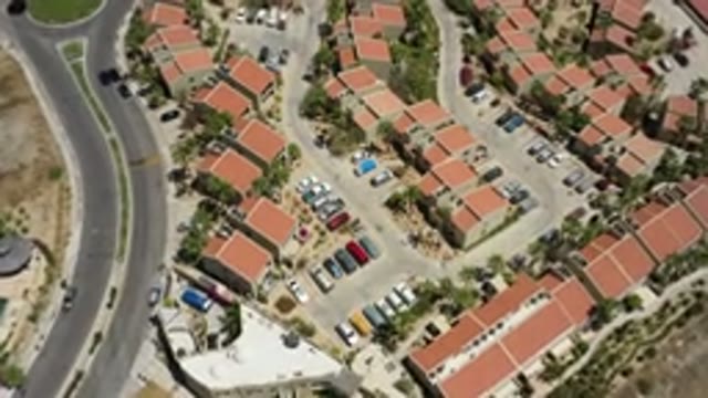 SAN JOSE DEL CABO MEXICO-2020: Twenty Apartment Buildings With Cars And Parking Lots