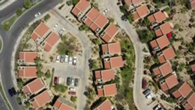 SAN JOSE DEL CABO MEXICO-2020: Aerial Drone Footage of Urban Neighborhood