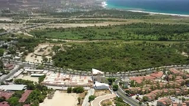 SAN JOSE DEL CABO MEXICO-2020: Ocean Horizon Mountains Town Trees Nature Birds