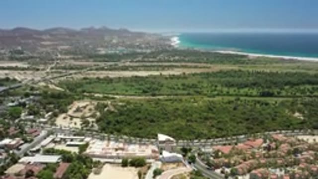 SAN JOSE DEL CABO MEXICO-2020: Beautiful Layout Of Colors Of Aqua Blue Teal And