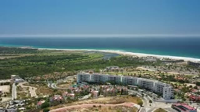 SAN JOSE DEL CABO MEXICO-2020: Panoramic View Of A Large City Next To The Beach