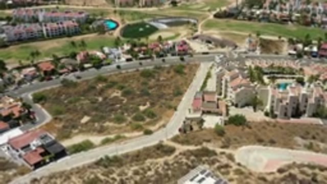 SAN JOSE DEL CABO MEXICO-2020: Birds Eye View of Hotel Resorts and Town
