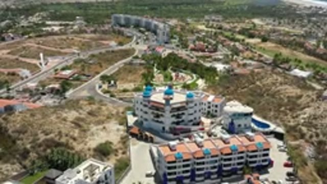 SAN JOSE DEL CABO MEXICO-2020: Sky View Of Buildings And A Township