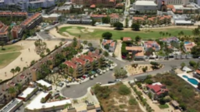 SAN JOSE DEL CABO MEXICO-2020: Watching A Quiet City Below From Above And