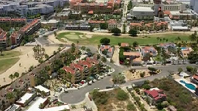 SAN JOSE DEL CABO MEXICO-2020: A View Of A Resort With The Ocean On The Outskirt