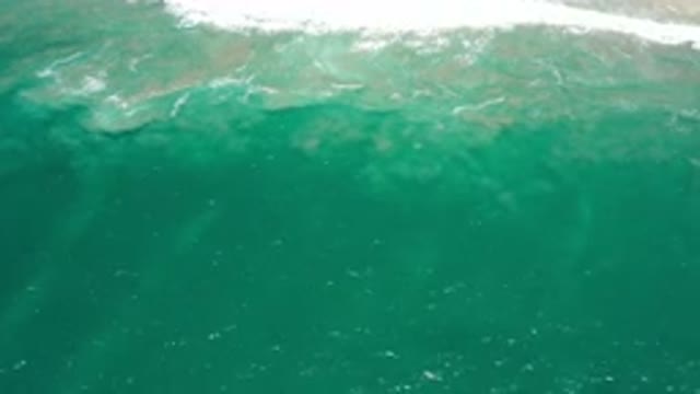 SAN JOSE DEL CABO MEXICO-2020: Overhead View Of Ocean With Waves Approaching The Shore