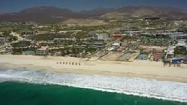 SAN JOSE DEL CABO MEXICO-2020: Aerial View Of A Resort Near The Ocean