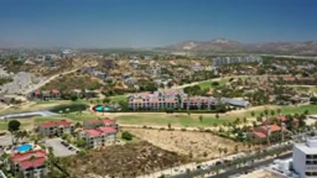 SAN JOSE DEL CABO MEXICO-2020: A Beautiful View Of City And Villages Scattered