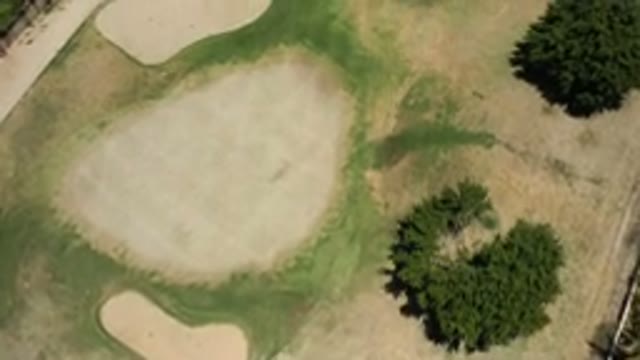 SAN JOSE DEL CABO MEXICO-2020: Top View of Polo Playing Ground with Greenery and Trees