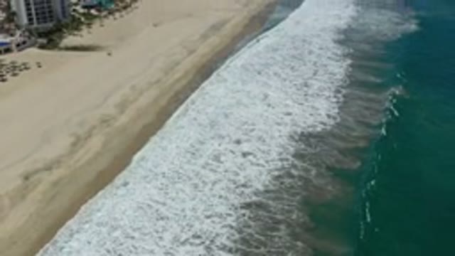 SAN JOSE DEL CABO MEXICO-2020: Aerial View Of The Ocean Beach And Resort