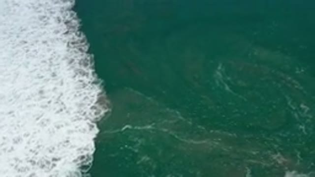SAN JOSE DEL CABO MEXICO-2020: Deeply Blue Ocean Recorded From The Sky With A