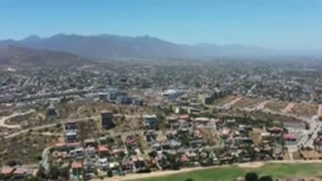 SAN JOSE DEL CABO MEXICO-2020: Beautiful Tall and Short Buildings Sit Along Empty Roads