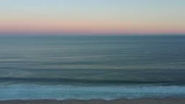 SAN JOSE DEL CABO MEXICO-2020: View Of The Waves Crashing On A Shoreline During Sunset