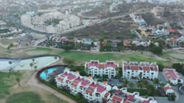 SAN JOSE DEL CABO MEXICO-2020: A Hill Top View Of A Beautiful Town With