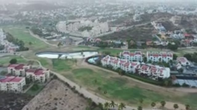 SAN JOSE DEL CABO MEXICO-2020: Buildings Are Spread Out Across Big Countryside