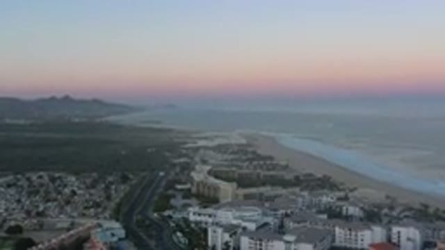 SAN JOSE DEL CABO MEXICO-2020: Beautiful Town And Its Beach From The Sky