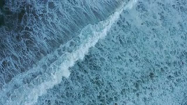 SAN JOSE DEL CABO MEXICO-2020: White Cap Waves Crashing In A Blue Ocean During