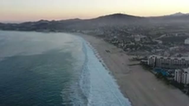 SAN JOSE DEL CABO MEXICO-2020: The Cool Beach Is Overlooked By The Beautiful