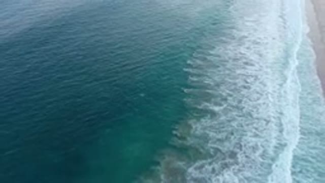 SAN JOSE DEL CABO MEXICO-2020: Beautiful Navy Blue Sea With Surprisingly Calm