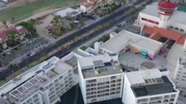 SAN JOSE DEL CABO MEXICO-2020: Beautiful Tall And Short Buildings Are Colorful