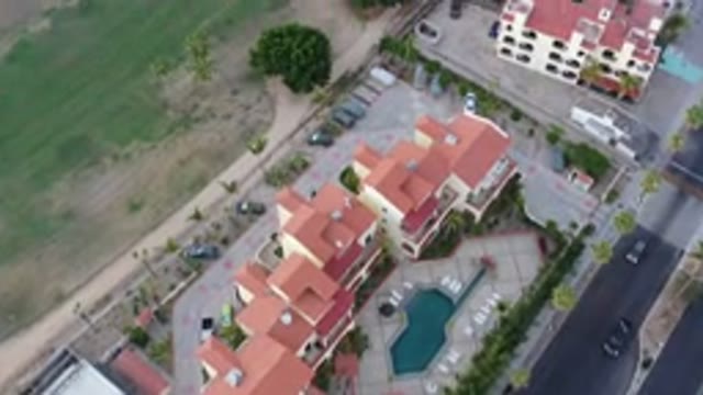SAN JOSE DEL CABO MEXICO-2020: Top View Of A City With Many Houses And Trees
