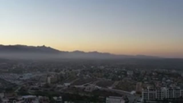 SAN JOSE DEL CABO MEXICO-2020: Morning Or Evening View Of A Big Town With Lot Of Buildings And Roads