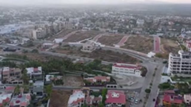 SAN JOSE DEL CABO MEXICO-2020: Aerial Footage Of Mixed Use Urban Area