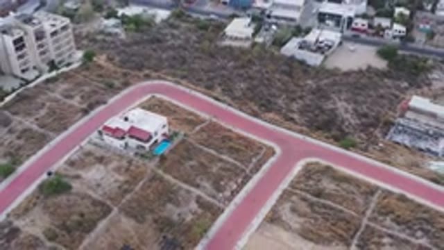 SAN JOSE DEL CABO MEXICO-2020: Drone Shot Of The Edges Of A City With New Developments