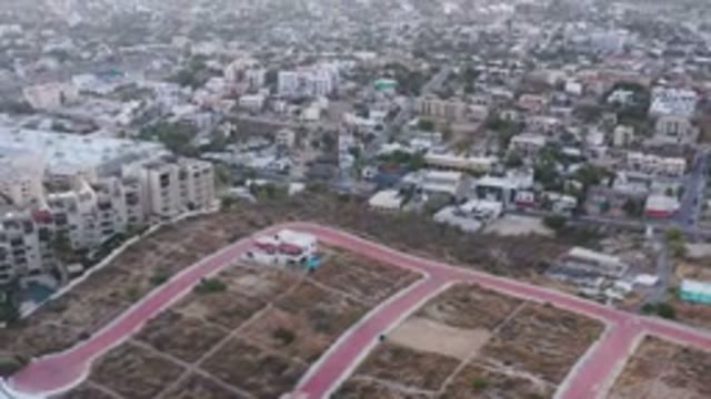 SAN JOSE DEL CABO MEXICO-2020: A Vast City View From The Top And Landscape On A