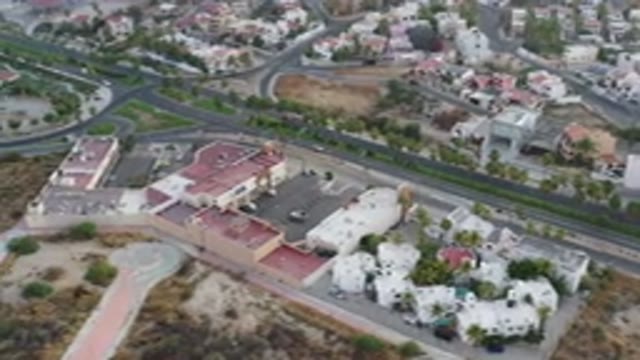 SAN JOSE DEL CABO MEXICO-2020: Aerial View From Above Of A Built Up Area With Buildings