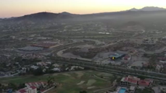 SAN JOSE DEL CABO MEXICO-2020: A Top View Of A Wide Landscaped City With