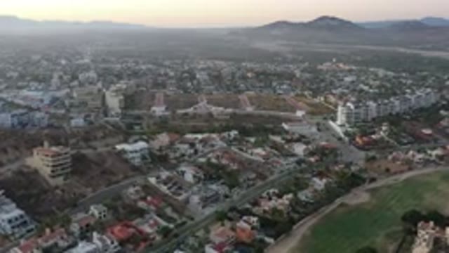 SAN JOSE DEL CABO MEXICO-2020: A Beautiful View Of A Township With Greenness And