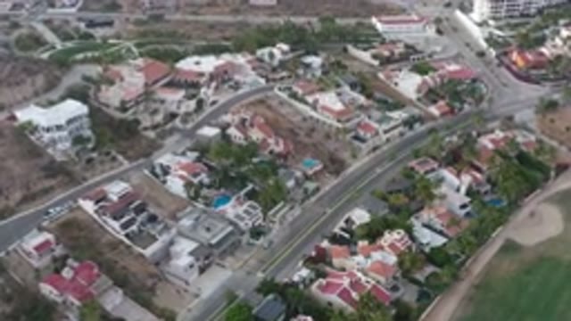 SAN JOSE DEL CABO MEXICO-2020: Top View Of Structured Buildings And Landscapes