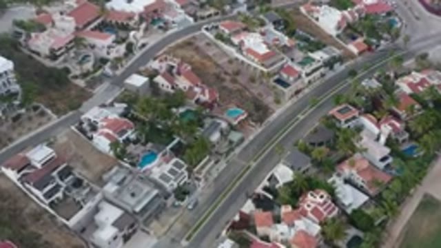 SAN JOSE DEL CABO MEXICO-2020: Pretty Neighborhood With Plenty Of Trees Recorded