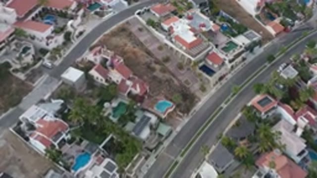 SAN JOSE DEL CABO MEXICO-2020: Aerial View Showing Water And Many Buildings