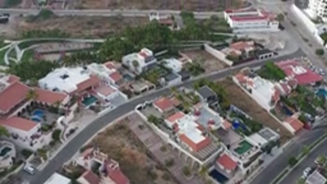 SAN JOSE DEL CABO MEXICO-2020: Overhead Shot Of A Community In The Development