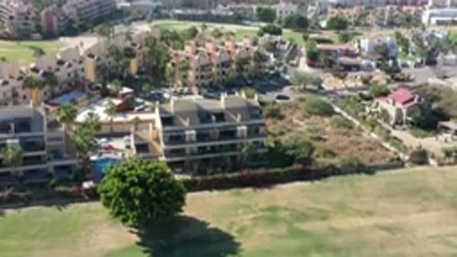 LOS CABOS MEXICO-2020: The View Of A Beautiful Town With Lot Of Buildings From A Hilltop
