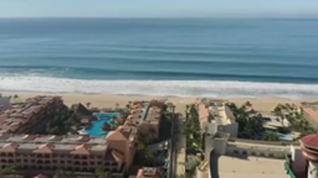 LOS CABOS MEXICO-2020: Beach Houses Next To A Large Beautiful And Secluded Beach