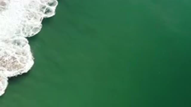LOS CABOS MEXICO-2020: Aerial View Of Waves In The Ocean